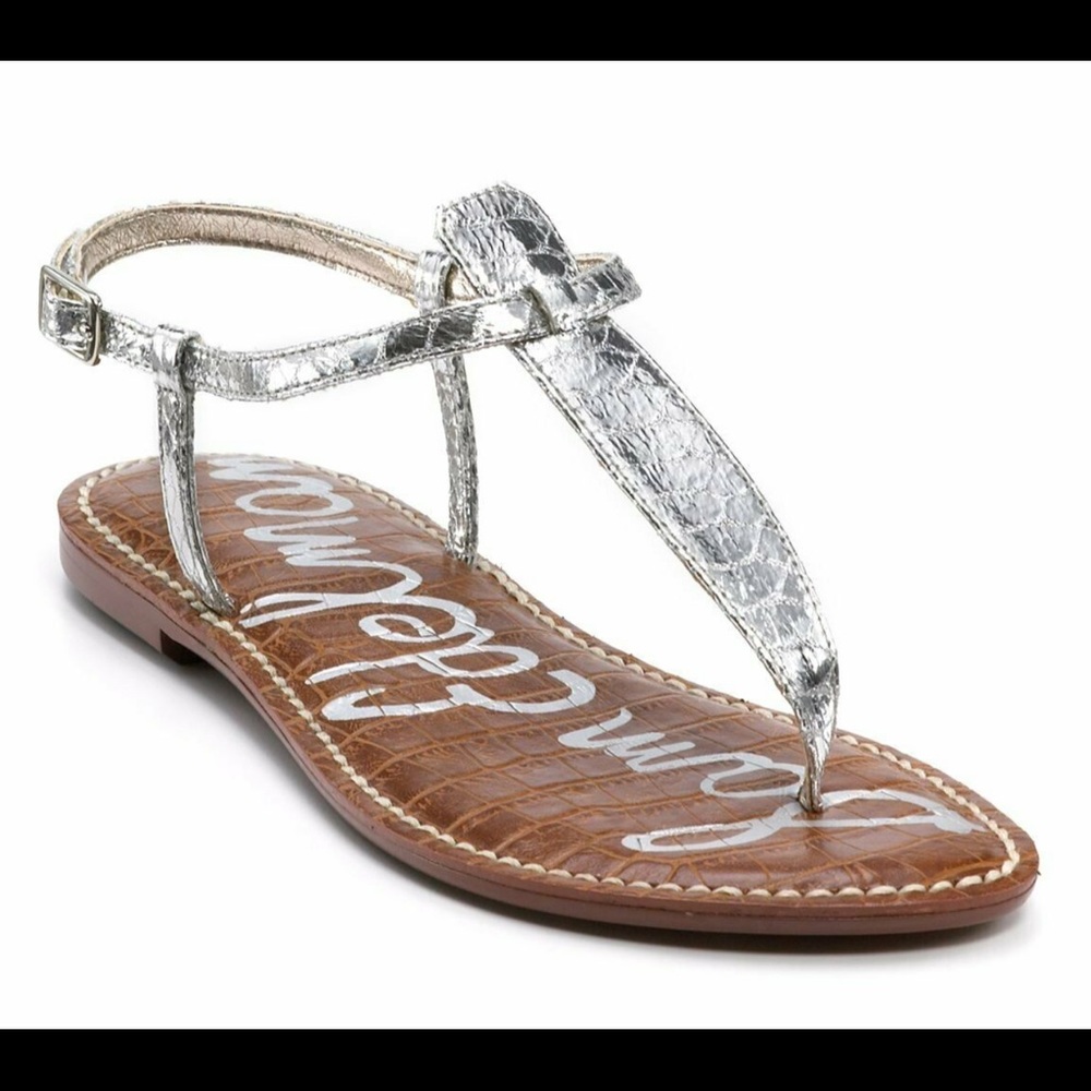 Sam Edelman Silver Snake Gigi Sandals